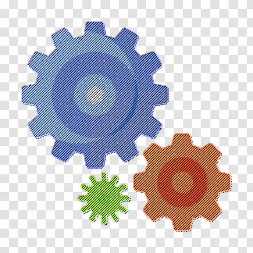 Industrial Process Icon Gear Icon Transparent PNG