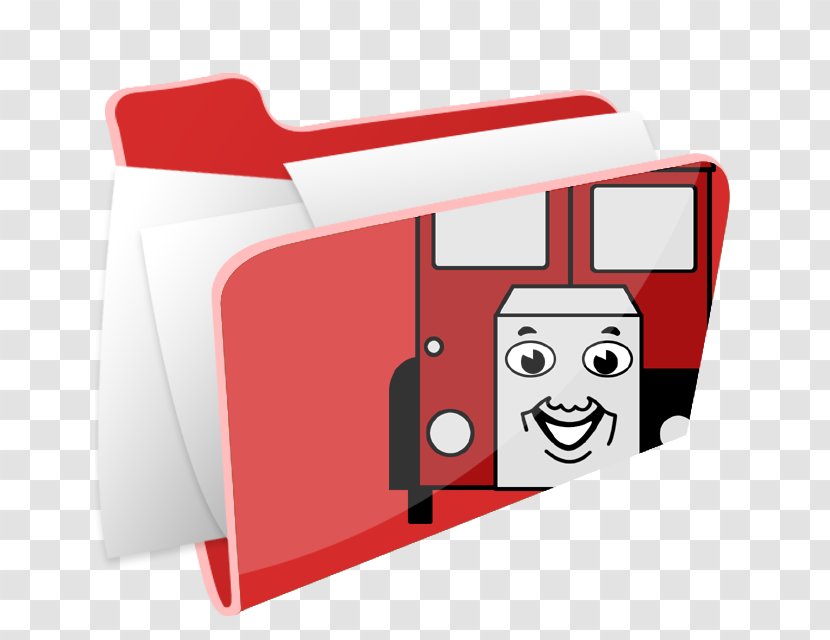 Thomas The Tank Engine & Material Cartoon Angle - Red Transparent PNG