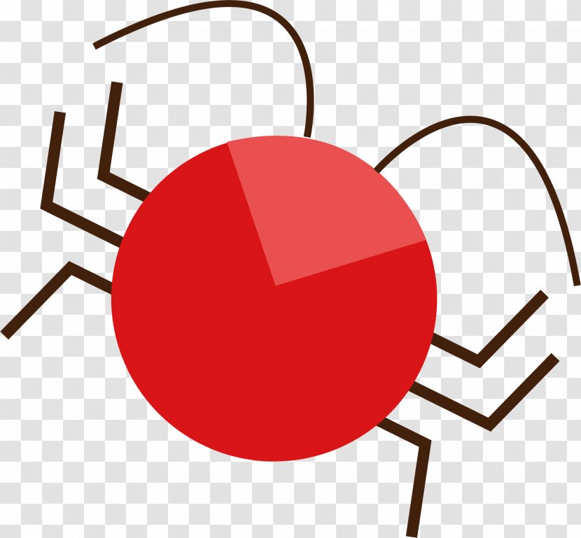 Paper Craft Child Clip Art - Material - Vector Red Bug Transparent PNG