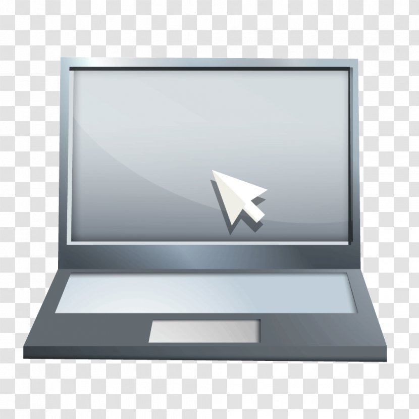 Laptop Grey Euclidean Vector - Technology - Texture Stylish Transparent PNG