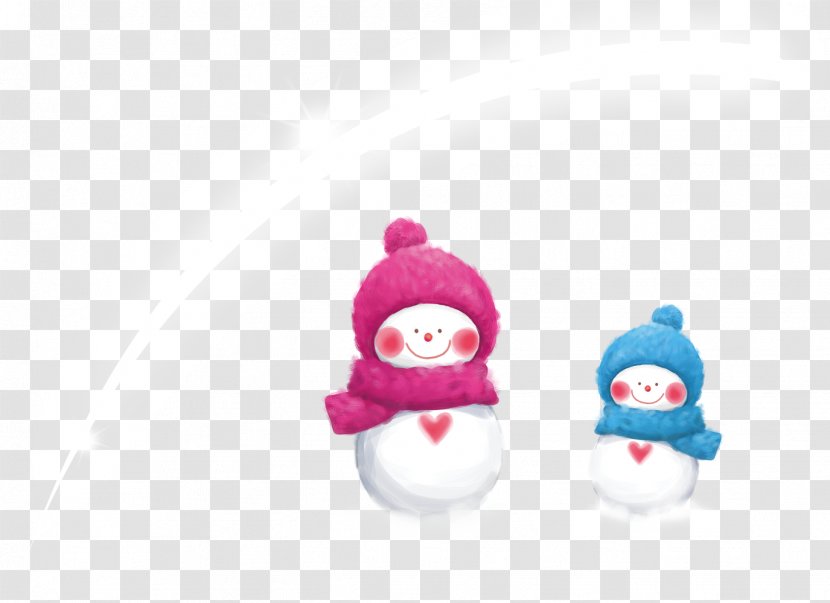 Snowman Winter - Wearing A Hat Transparent PNG