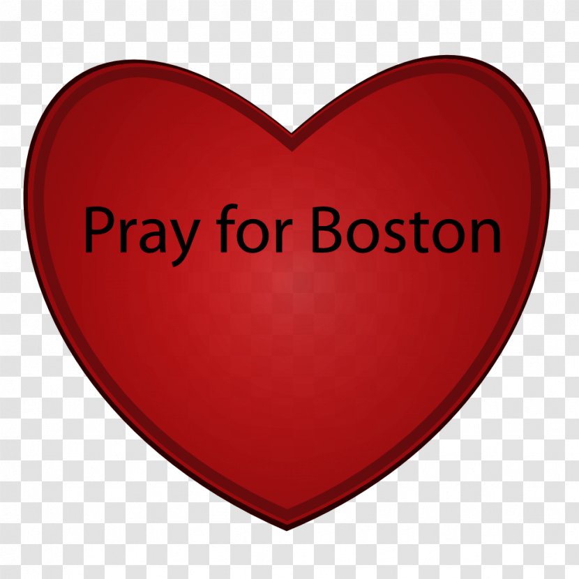 2013 Boston Marathon Bombings Prayer Clip Art - Heart - Pray Transparent PNG