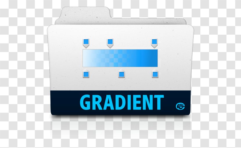 Blue Computer Accessory Brand Multimedia - Gradient Folder Transparent PNG