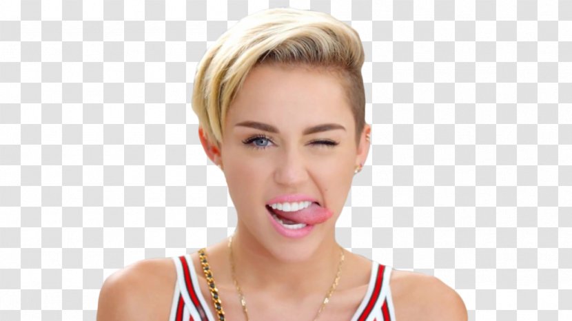 Miley Cyrus Wink Tongue Drawing - Tree - Britney Spears Transparent PNG