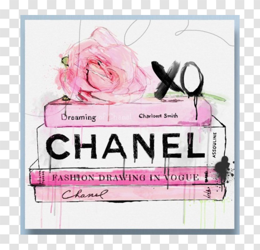 Chanel Canvas Print Art Watercolor Painting - Graphic Arts Transparent PNG
