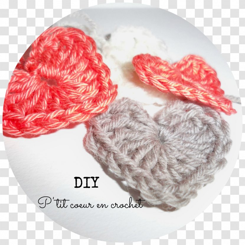 Heart Valentine's Day Crochet Do It Yourself Love - Crocheting Transparent PNG