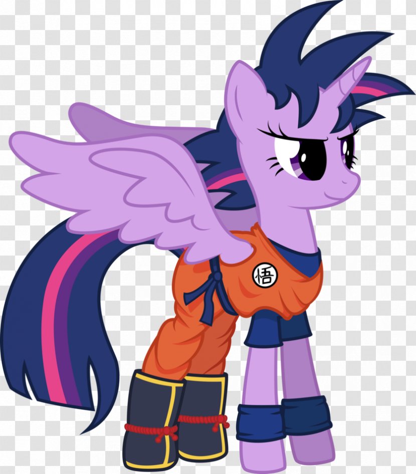 Twilight Sparkle Goku Pinkie Pie Rainbow Dash Pony - Saiyan Transparent PNG