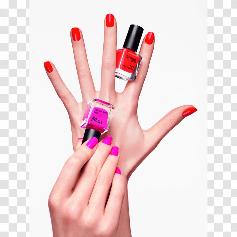 Nail Polish Cosmetics Lipstick Manicure - Hand Transparent PNG