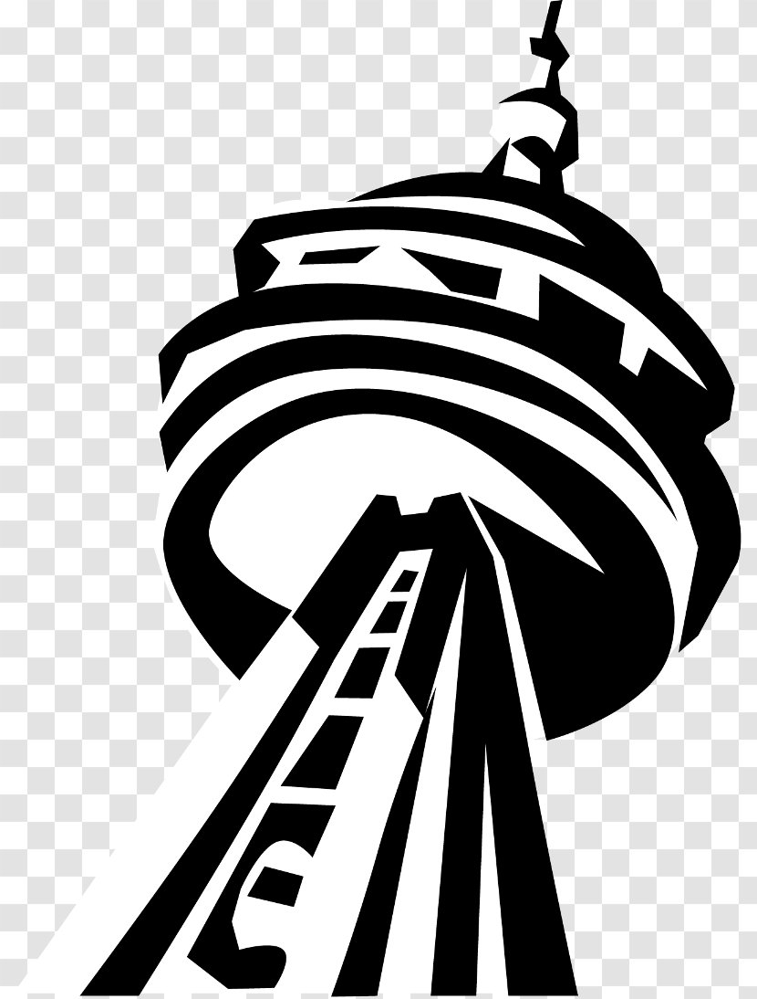 CN Tower Willis Clip Art - Cn - Black And White Transparent PNG
