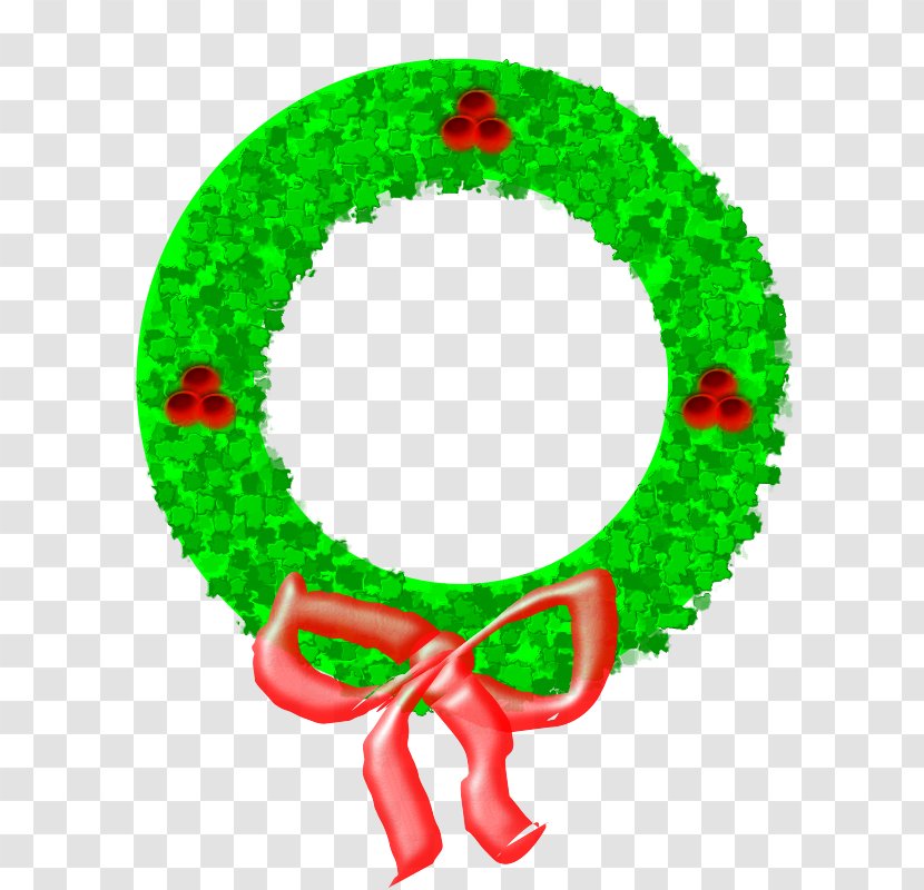 Santa Claus Christmas Ornament Wreath Clip Art - Holiday - Free Vector Transparent PNG