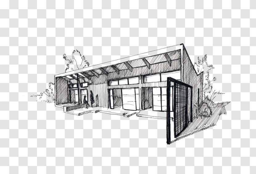 Architecture House Roof Sketch - Artwork Transparent PNG