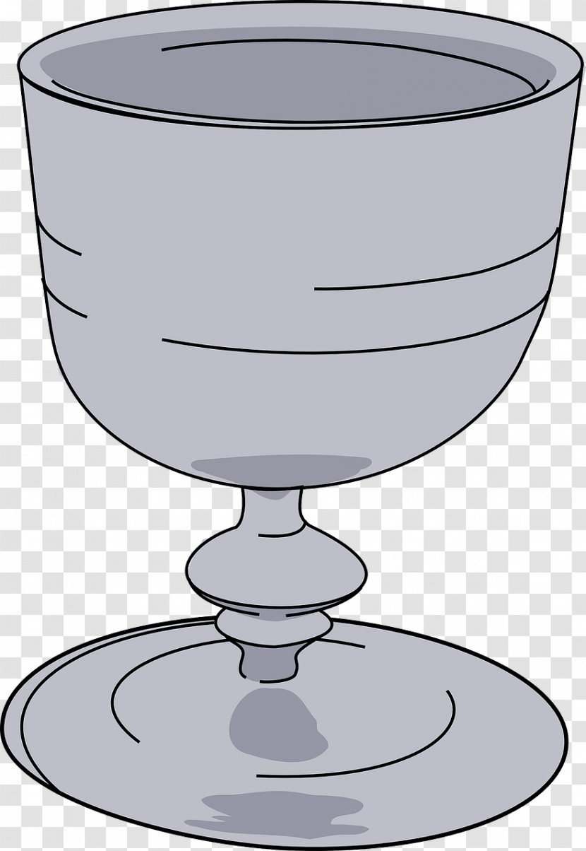 Wine Glass Clip Art Openclipart Chalice - Cup Transparent PNG
