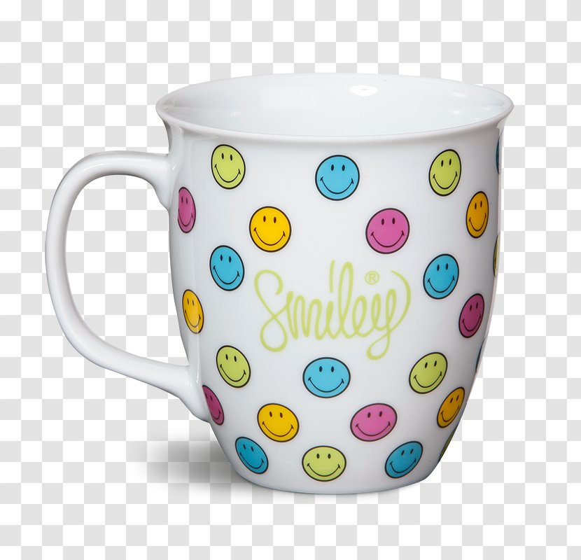 Coffee Cup Porcelain Mug Ceramic Teacup - Smiling Transparent PNG