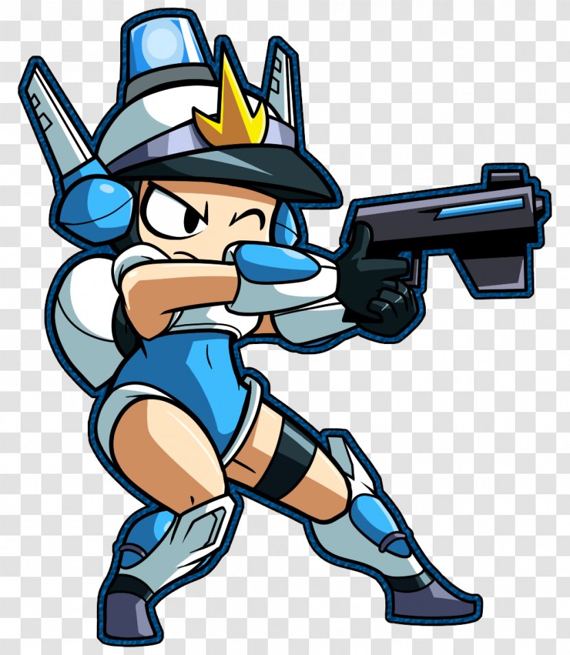 Mighty Switch Force! 2 Wii U DeviantArt Video Game - Baseball Equipment - Force Transparent PNG