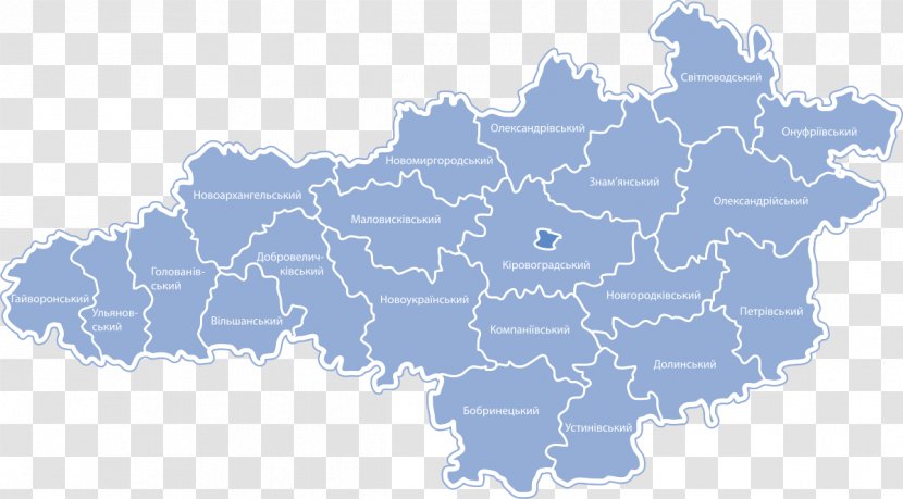 Kropyvnytskyi Dnipropetrovsk Oblast Znamianka Administrative Divisions Of Kirovohrad - Raion Transparent PNG