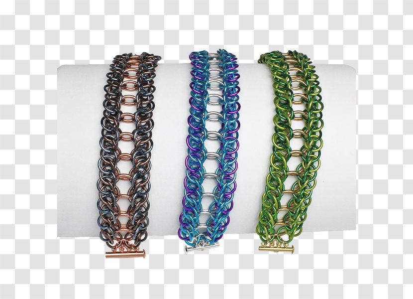 Bracelet Bead - Chain - Big Block Braids Transparent PNG