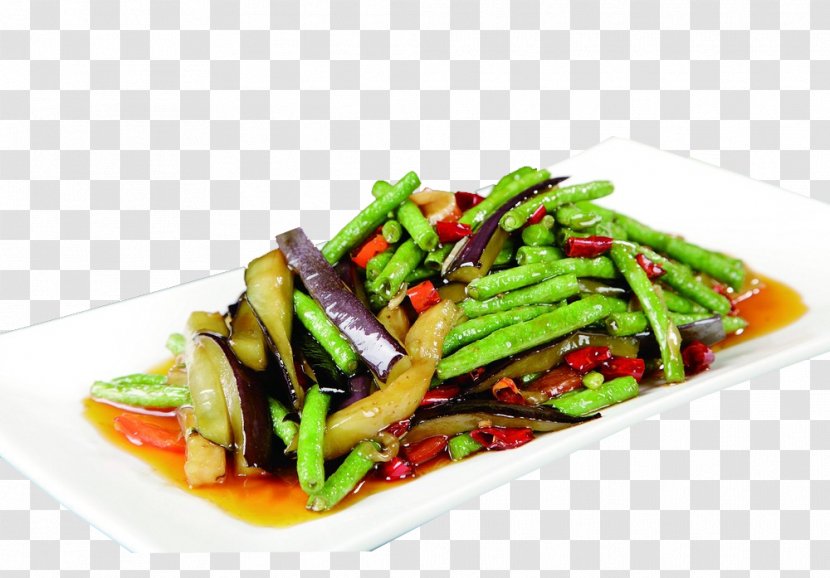 Sichuan Cuisine Braising Yardlong Bean Common Stir Frying - Capsicum Annuum - Beans, Eggplant Transparent PNG