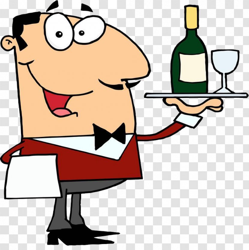 Waiter Royalty-free Clip Art - Royaltyfree - A Servant With Wine Transparent PNG