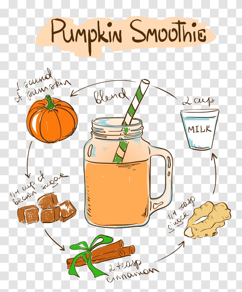 Smoothie Cocktail Health Shake Cafe Recipe - Restaurant - Painted Pumpkin Markets Buckle Creative HD Free Transparent PNG