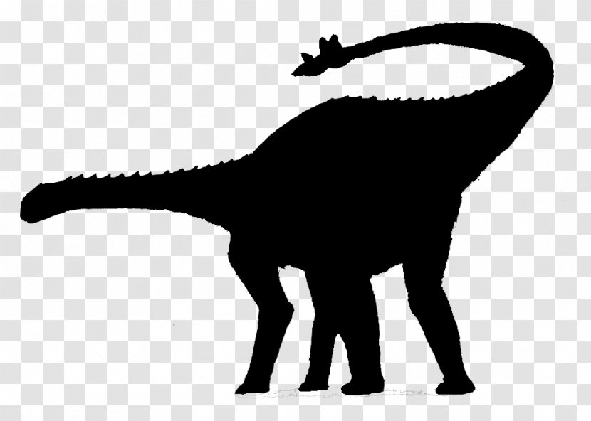 Tyrannosaurus Silhouette Black White Clip Art - And Transparent PNG
