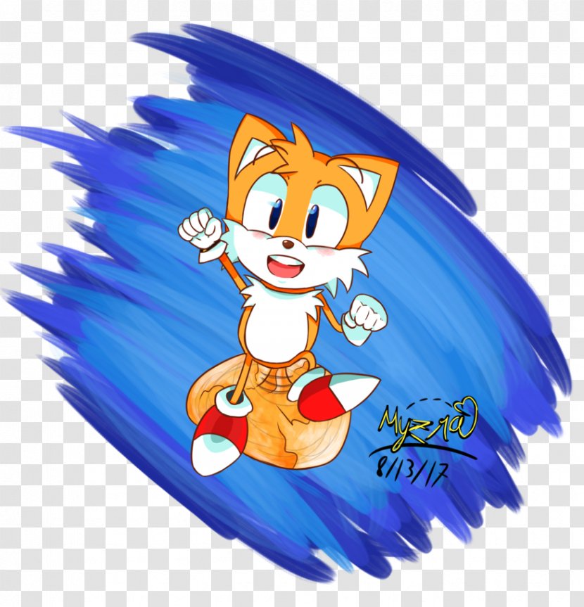 Sonic & Knuckles The Hedgehog 3 Mania Chaos Tails - Vertebrate - Cream Transparent PNG