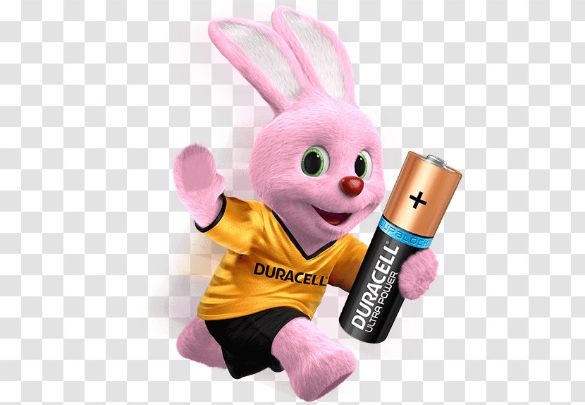 Duracell Bunny Electric Battery Alkaline AA - Rabbit - Energizer Transparent PNG
