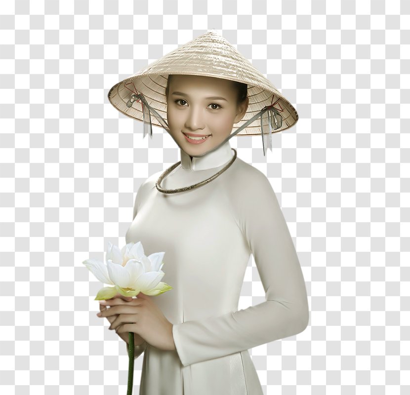 Sun Hat Woman - Heart Transparent PNG