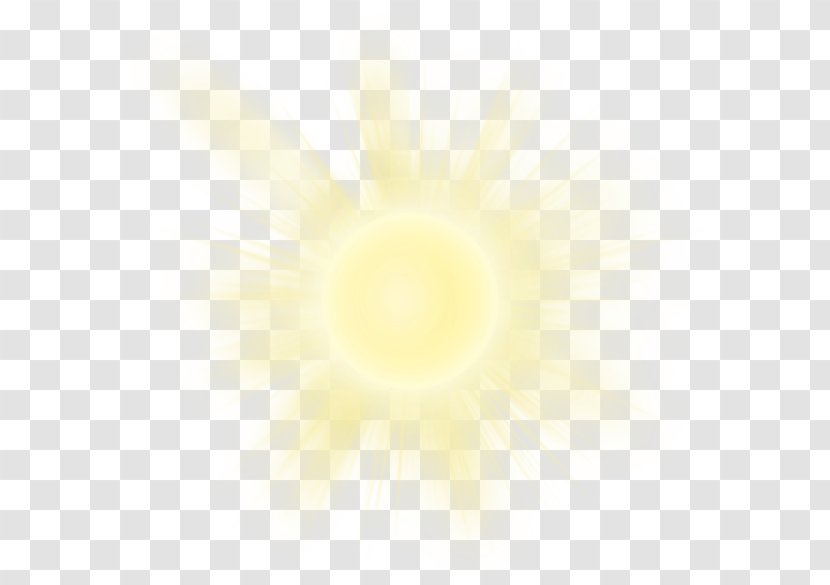 Light Yellow Halo - Sunlight - Sun Transparent Material Transparent PNG