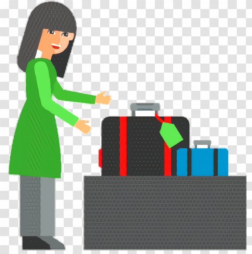 Travel Art - Cartoon Baggage Allowance Transparent PNG