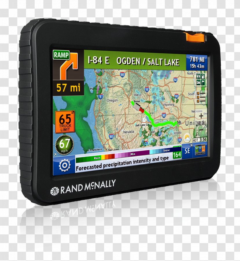 GPS Navigation Systems Car Rand McNally IntelliRoute TND 720 TND525 Truck - Automotive System - Device Transparent PNG