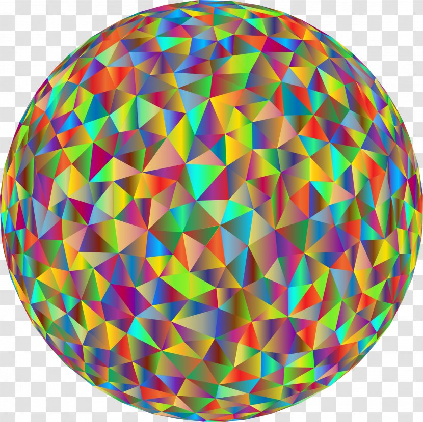 Sphere Low Poly Wire-frame Model Clip Art - Orb Transparent PNG