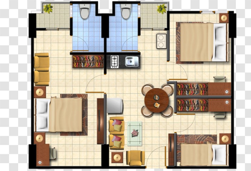 Apartment Home House Room - Lay Out Transparent PNG