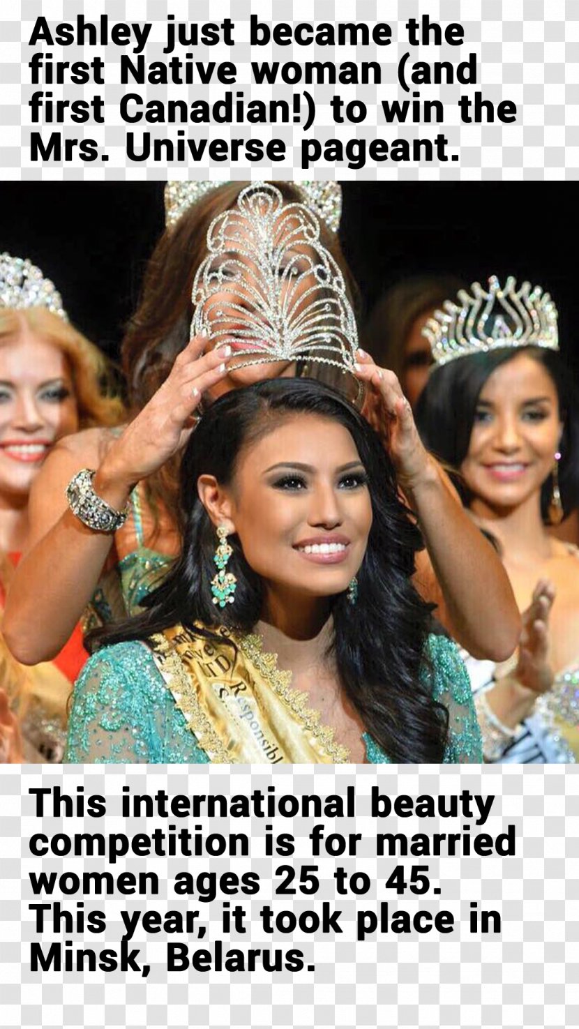 Ashley Callingbull-Burnham Alberta First Nations Enoch Cree Nation - Beauty Pageant Transparent PNG