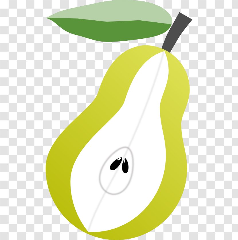 Fruit Chinese White Pear Clip Art - Green - Artwork Transparent PNG