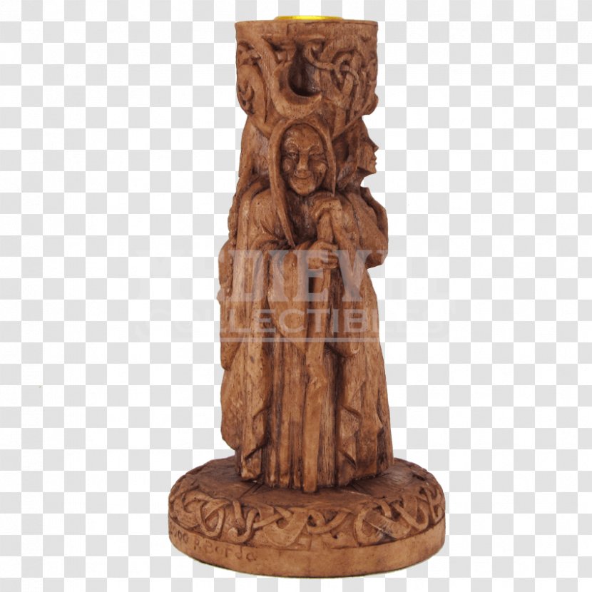 Wicca Altar Triple Goddess Candlestick Paganism - Statue Transparent PNG