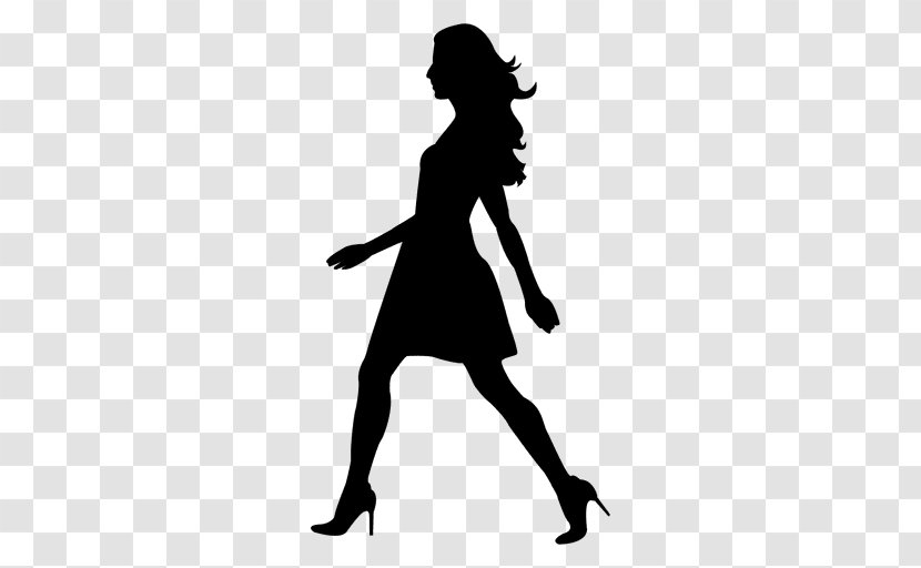 Clip Art Silhouette Image Vector Graphics - Standing - Woman Transparent PNG