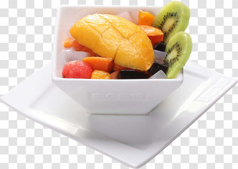 Vegetarian Cuisine Fruit Pudding Food Dish - Mix Transparent PNG