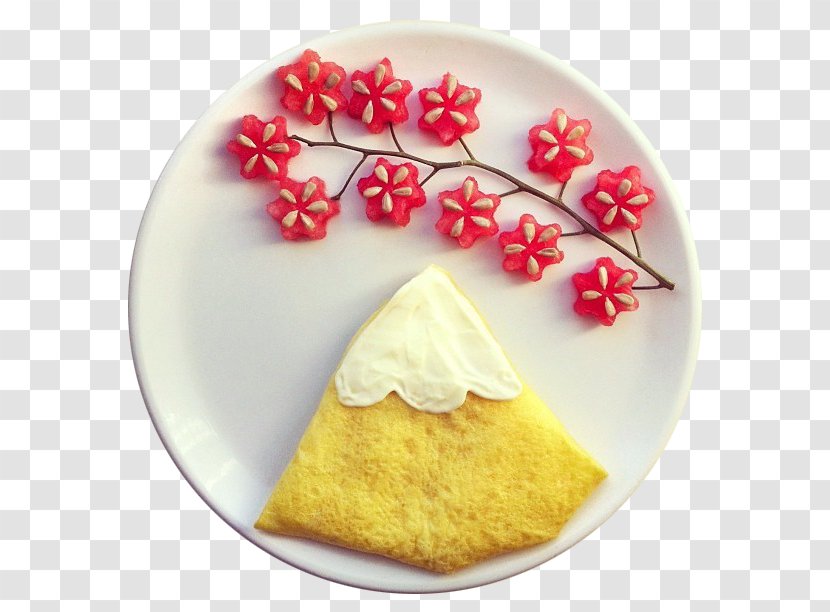 Breakfast Toast Food Corn Flakes Photography - Dishware - Dessert Cake Transparent PNG