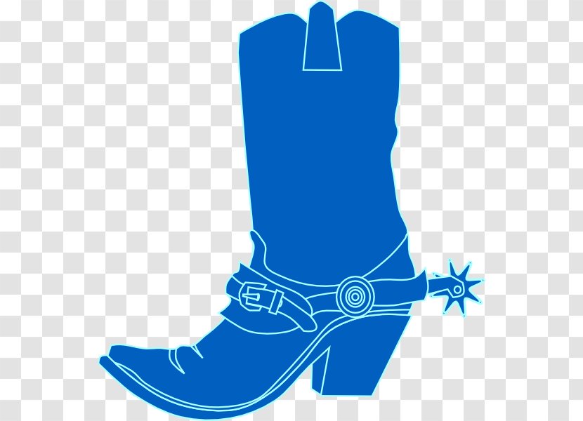 Hat 'n' Boots Cowboy Boot - N - With A Blue Transparent PNG