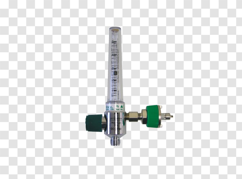 Oxygen Tank Instruments Used In Anesthesiology Piping And Plumbing Fitting Valve - Flow Meter Transparent PNG