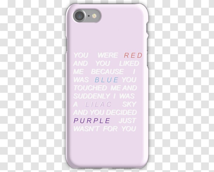 IPhone 7 BTS Mobile Phone Accessories Cory Baxter Epilogue: Young Forever - Violet - Halsey Transparent PNG