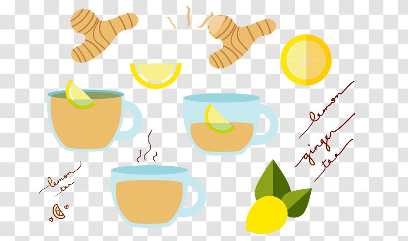 Ginger Tea Ale - Lemon Transparent PNG