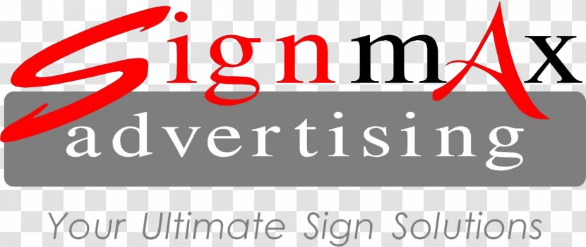 Signmax Advertising Signage Logo - Text - Brand Transparent PNG