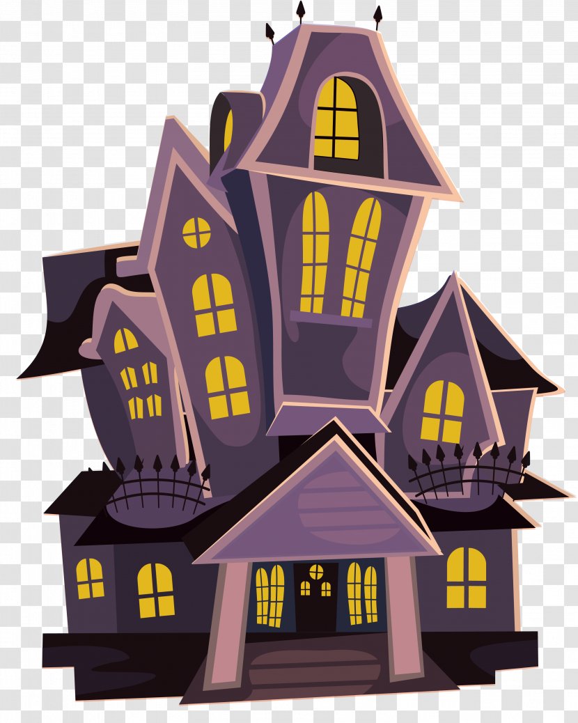 Haunted House YouTube Clip Art - Facade - Youtube Transparent PNG