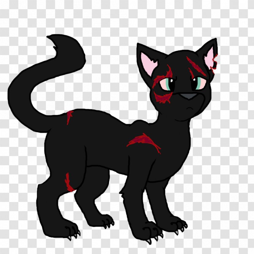 Black Cat Domestic Short-haired Whiskers Pinkbunnygirl43 - Clan Transparent PNG