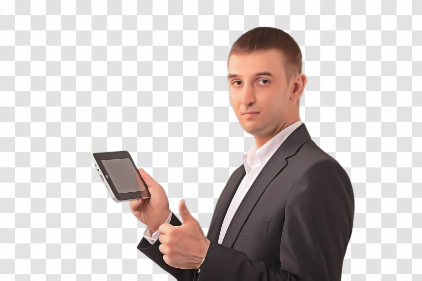 White-collar Worker Gadget Businessperson Technology Business - Mobile Phone Gesture Transparent PNG