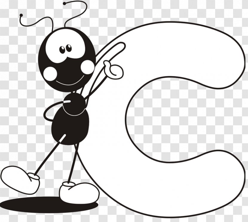Drawing Letter Black And White Line Art - G Transparent PNG