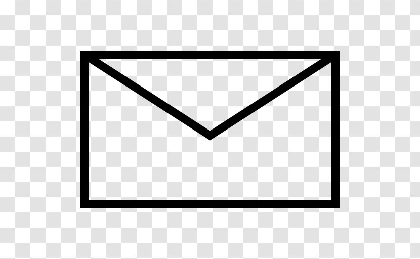 Envelope - Black - Logo Transparent PNG