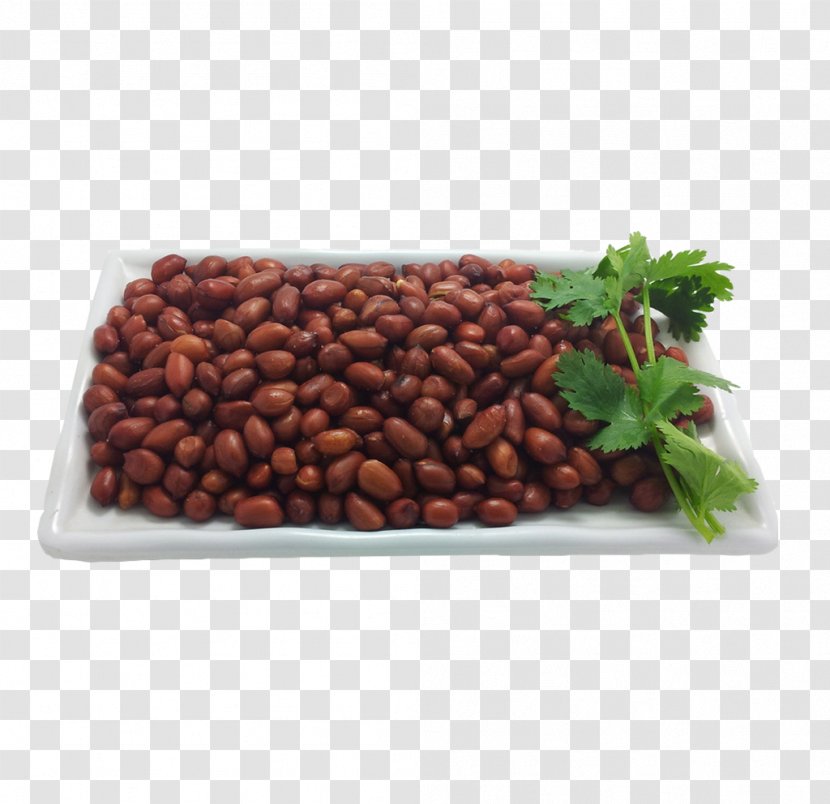 Deep-fried Peanuts Vegetarian Cuisine - Peanut - Product Fried In A Plate Transparent PNG