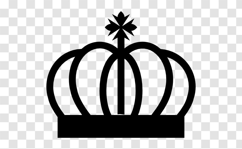 Symbol Crown Cross - Coroa Real - Curved Line Transparent PNG